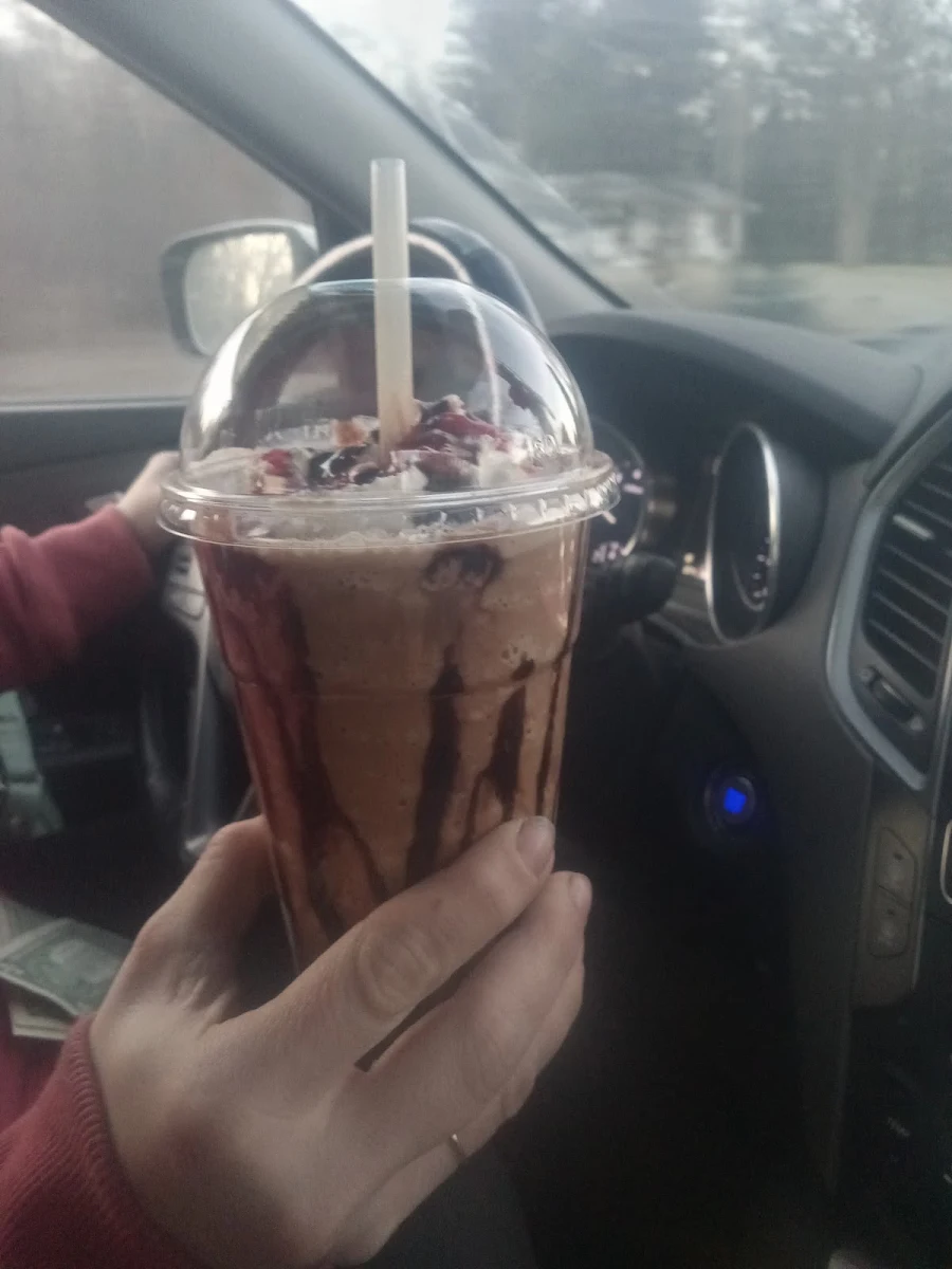 Chocolate Covered Strawberry Frappe