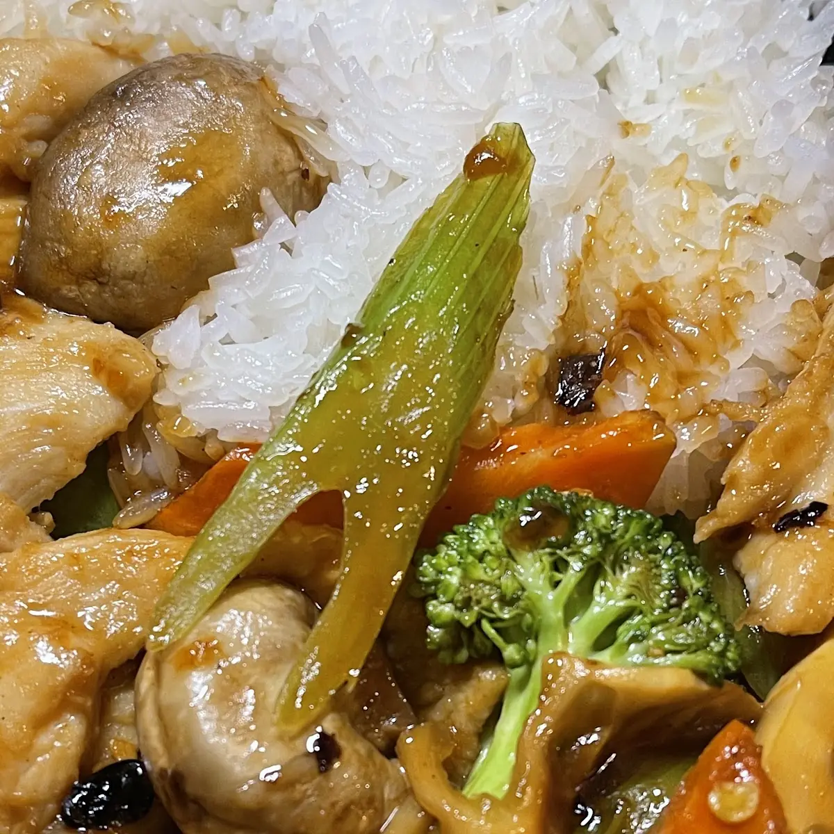 Three Delight with Garlic Sauce