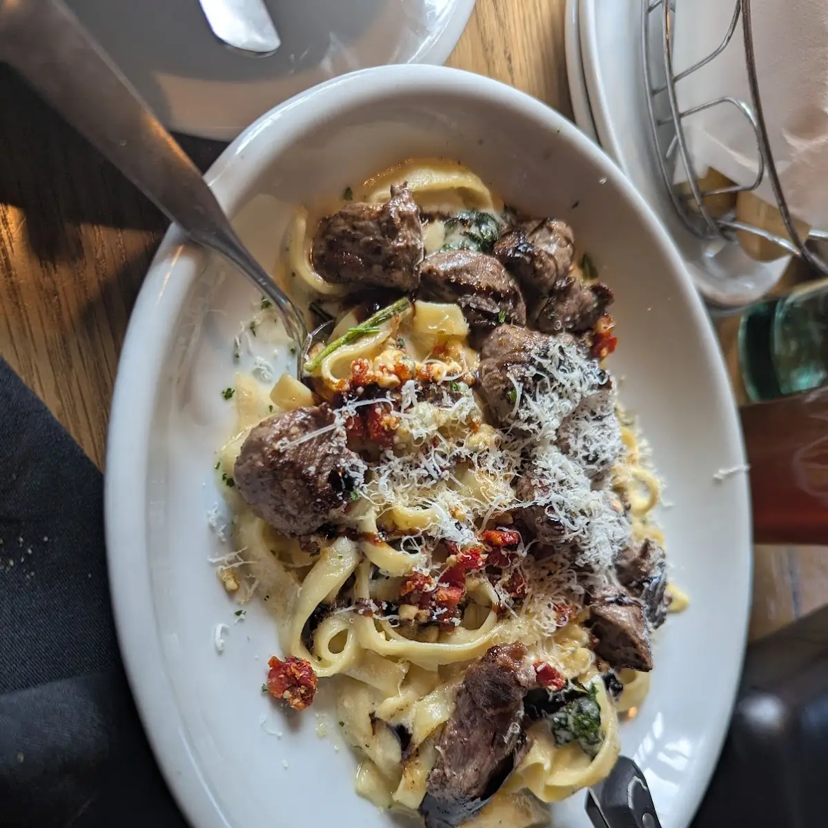Steak Gorgonzola Alfredo