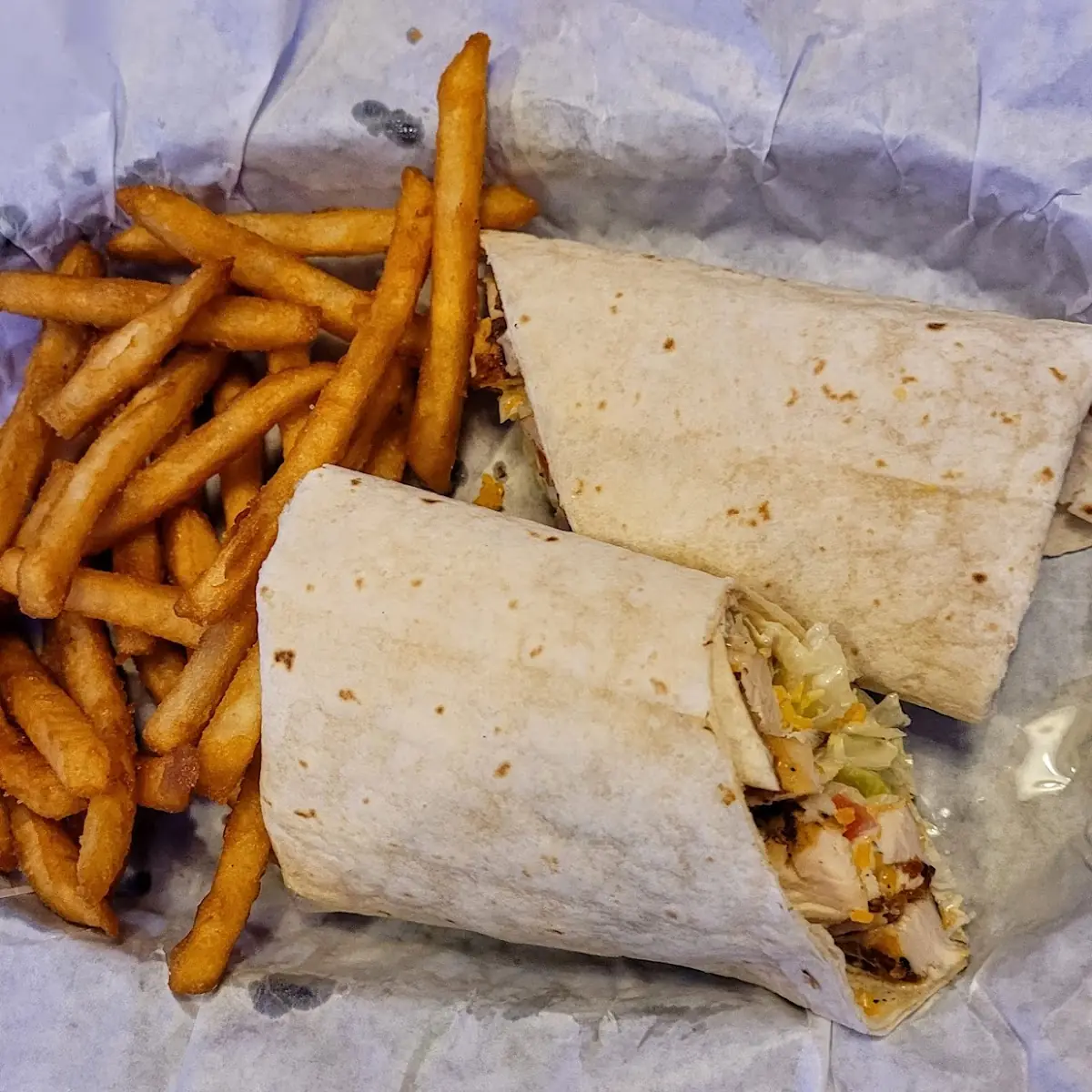 Bacon Ranch Chicken Wrap