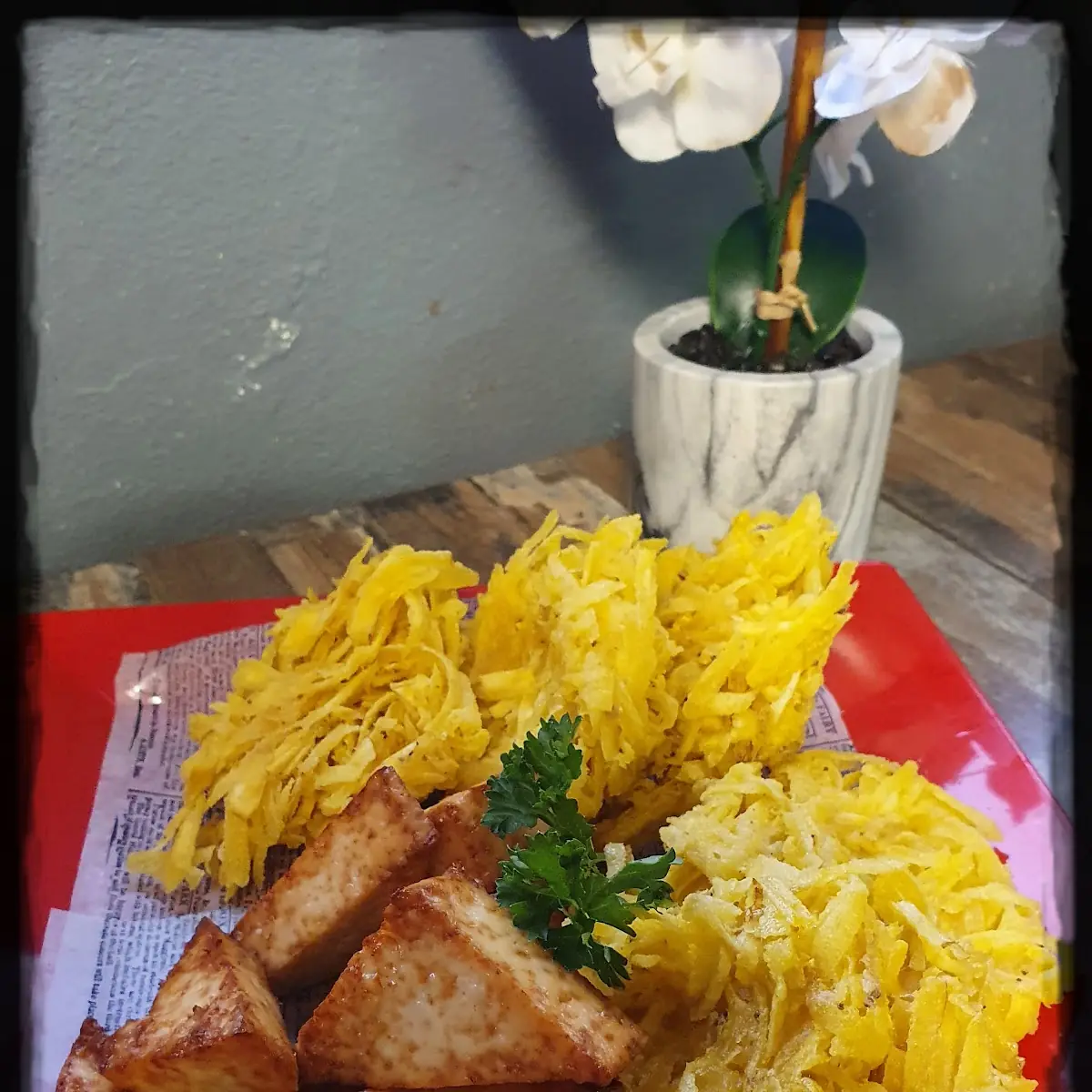 Queso Frito Arañitas