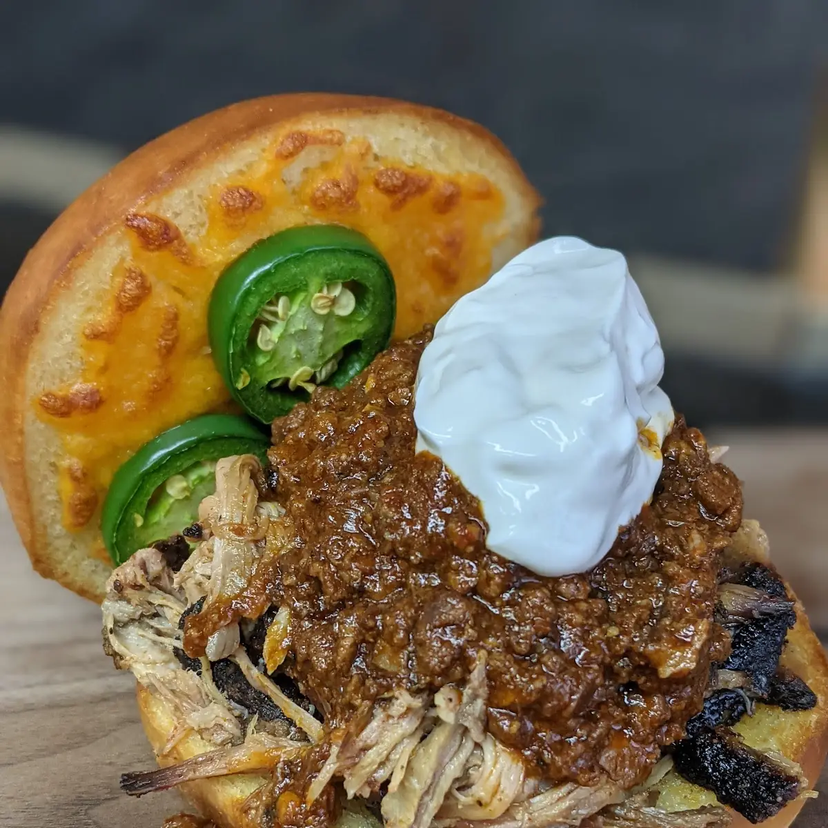 Smoked Pulled Pork Sandwich
