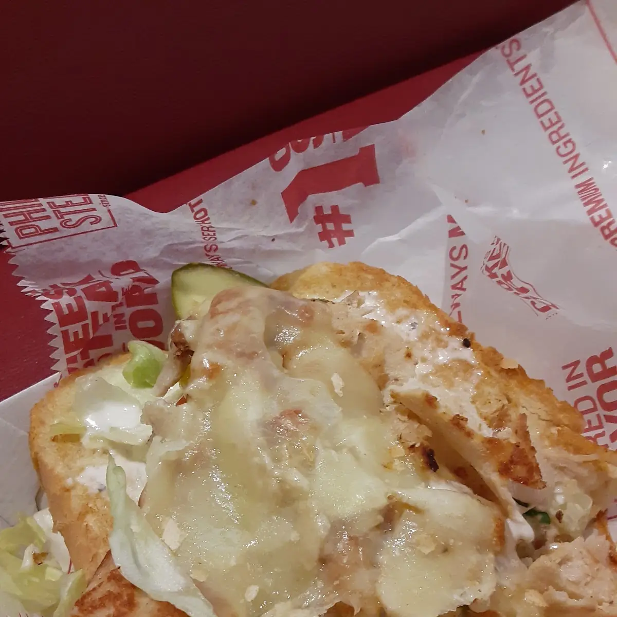 California Chicken Philly Cheesesteak