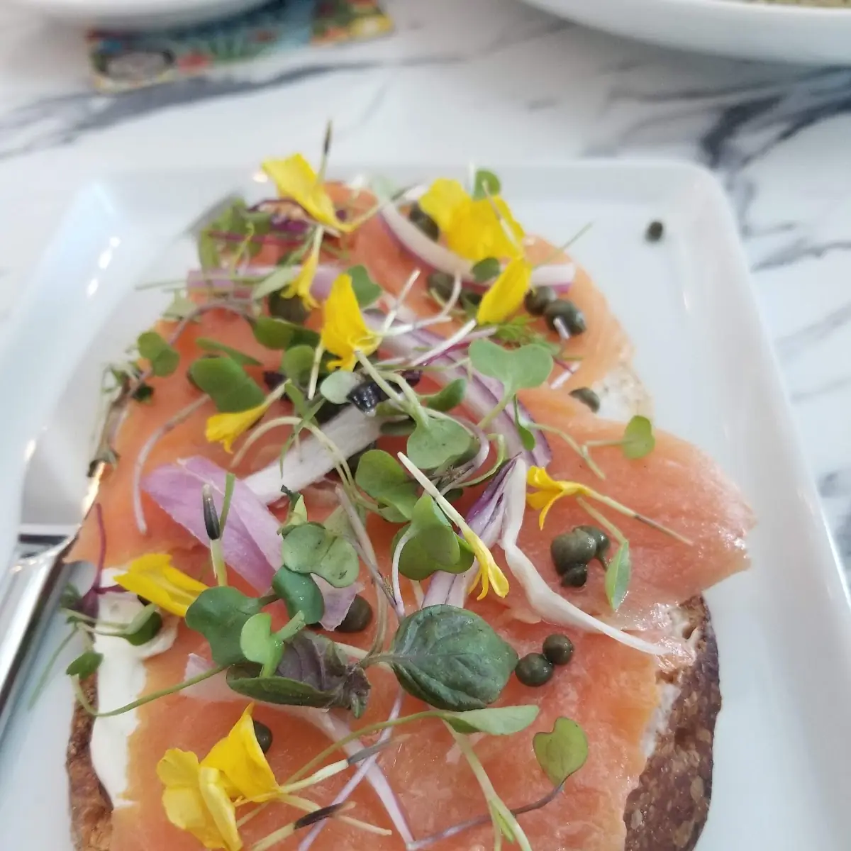 Smoked Salmon Toast