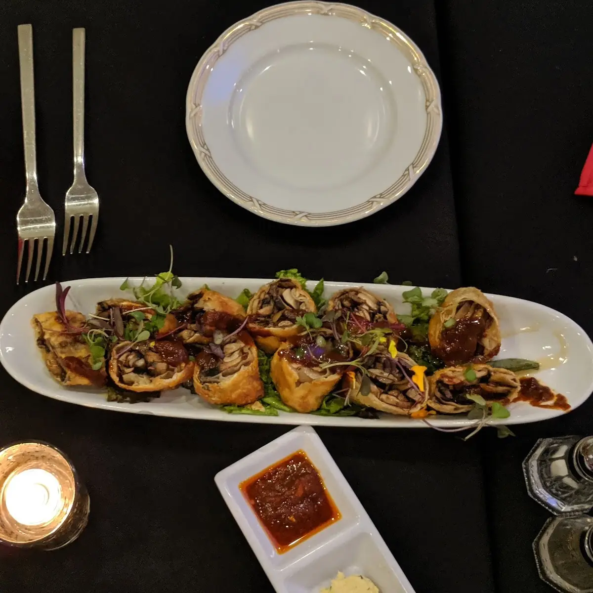 Mushroom Egg Rolls
