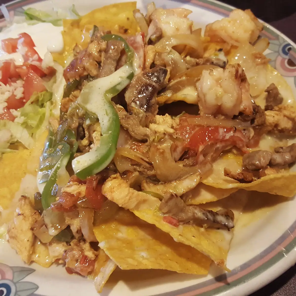 Nachos with Grilled Chicken or Steak