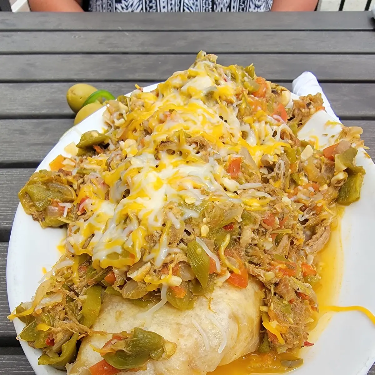 Smothered Breakfast Burrito