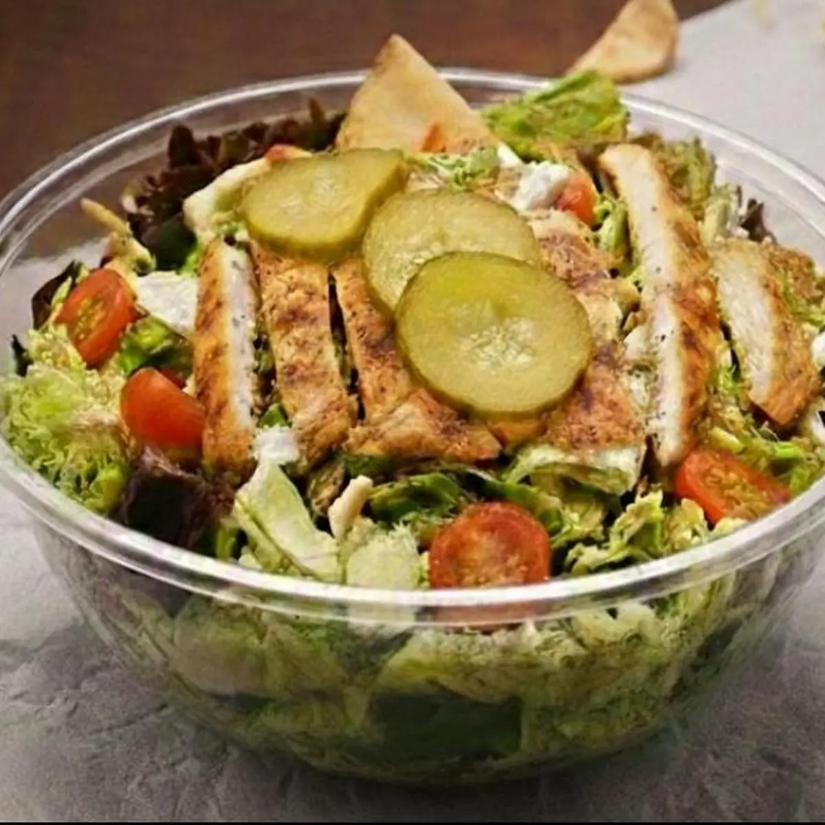 Chicken Salad Bowl Shawarma