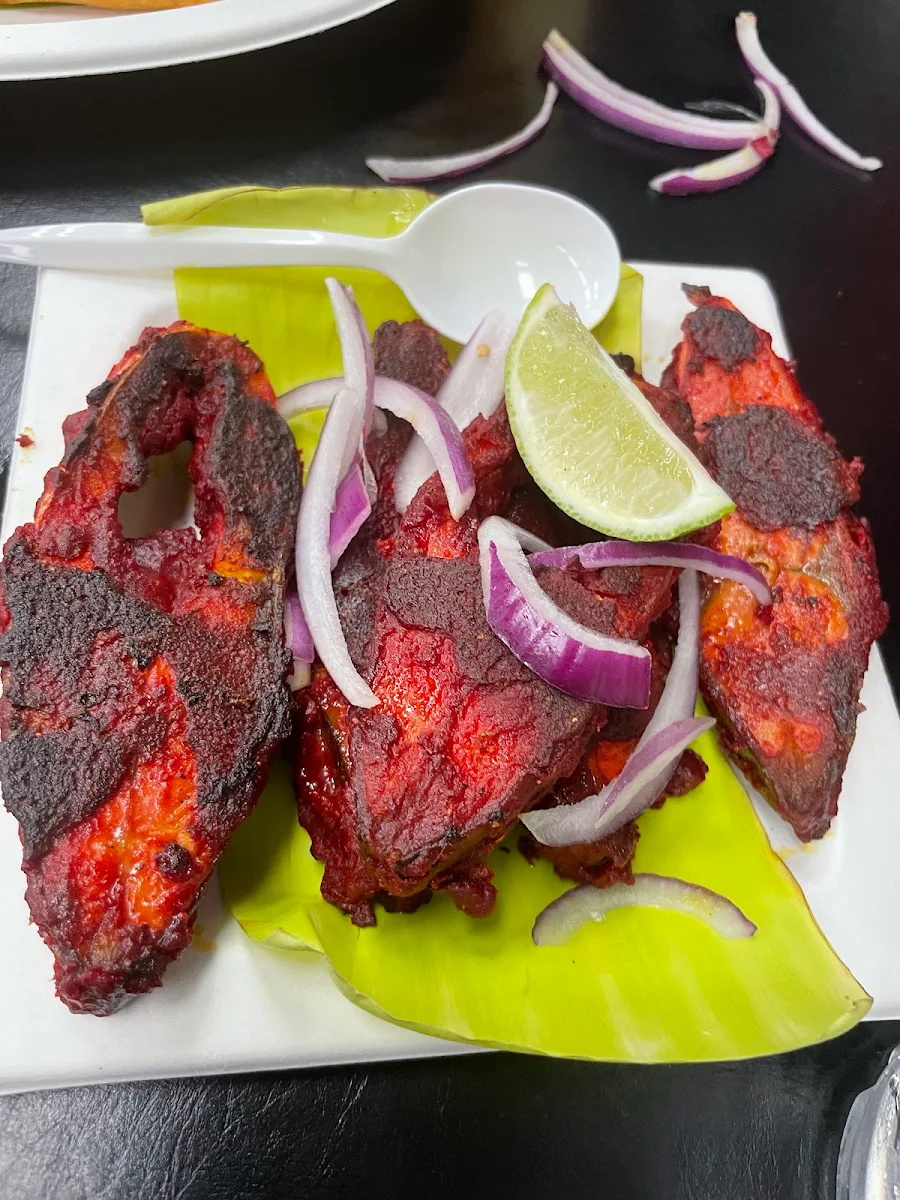 Red Fish Fry Pomfret, Amma's Kitchen