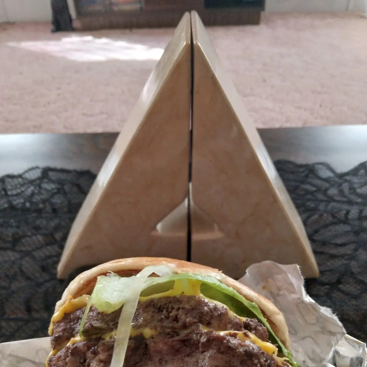 Baconator Triple Cheeseburger