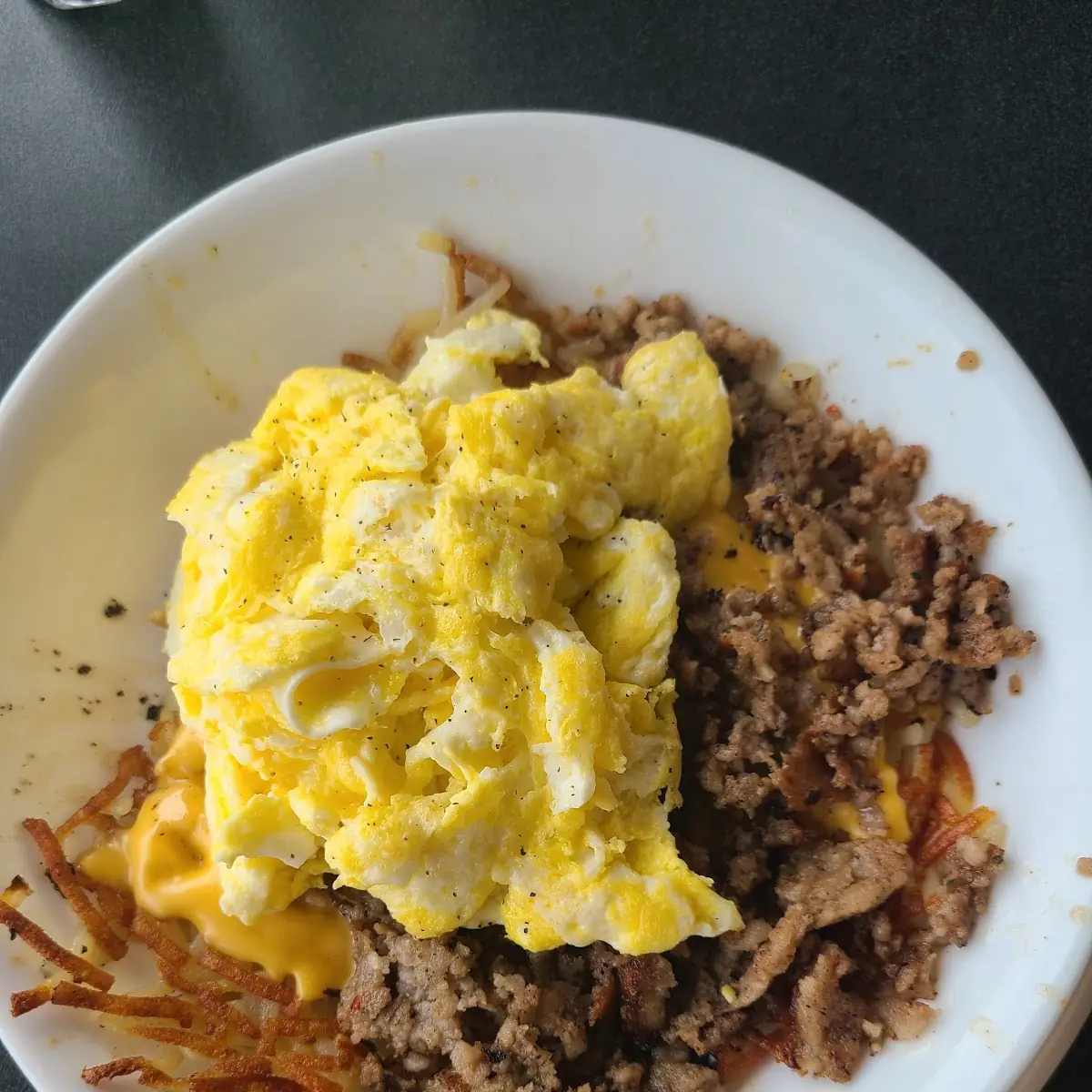 Sausage Hash Brown Bowl