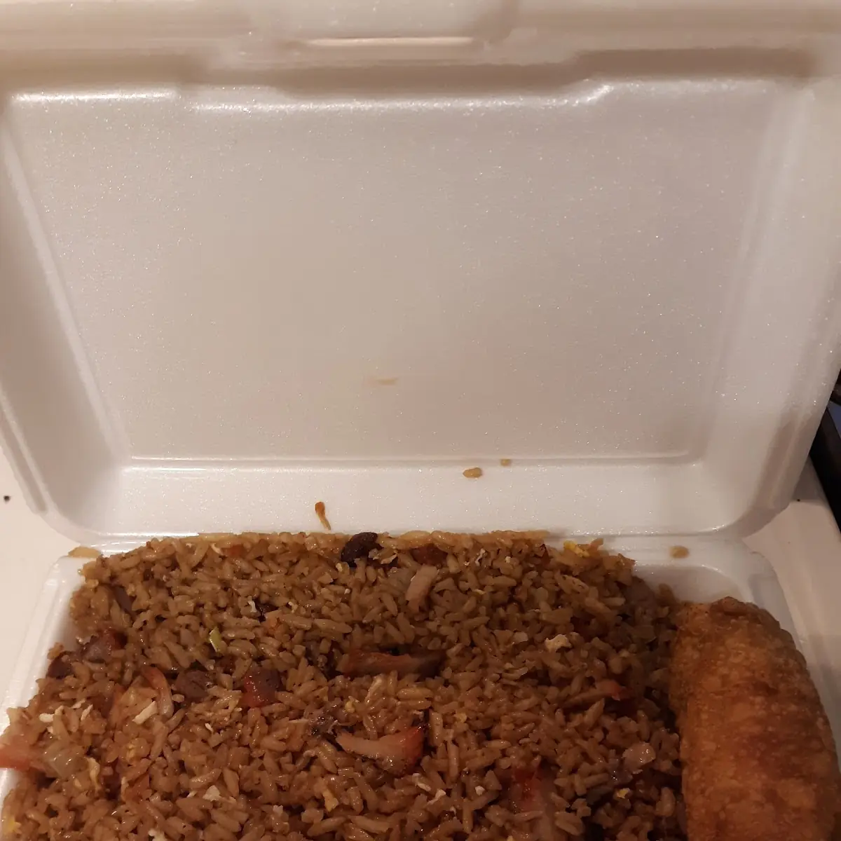 Fried Rice and Egg Roll