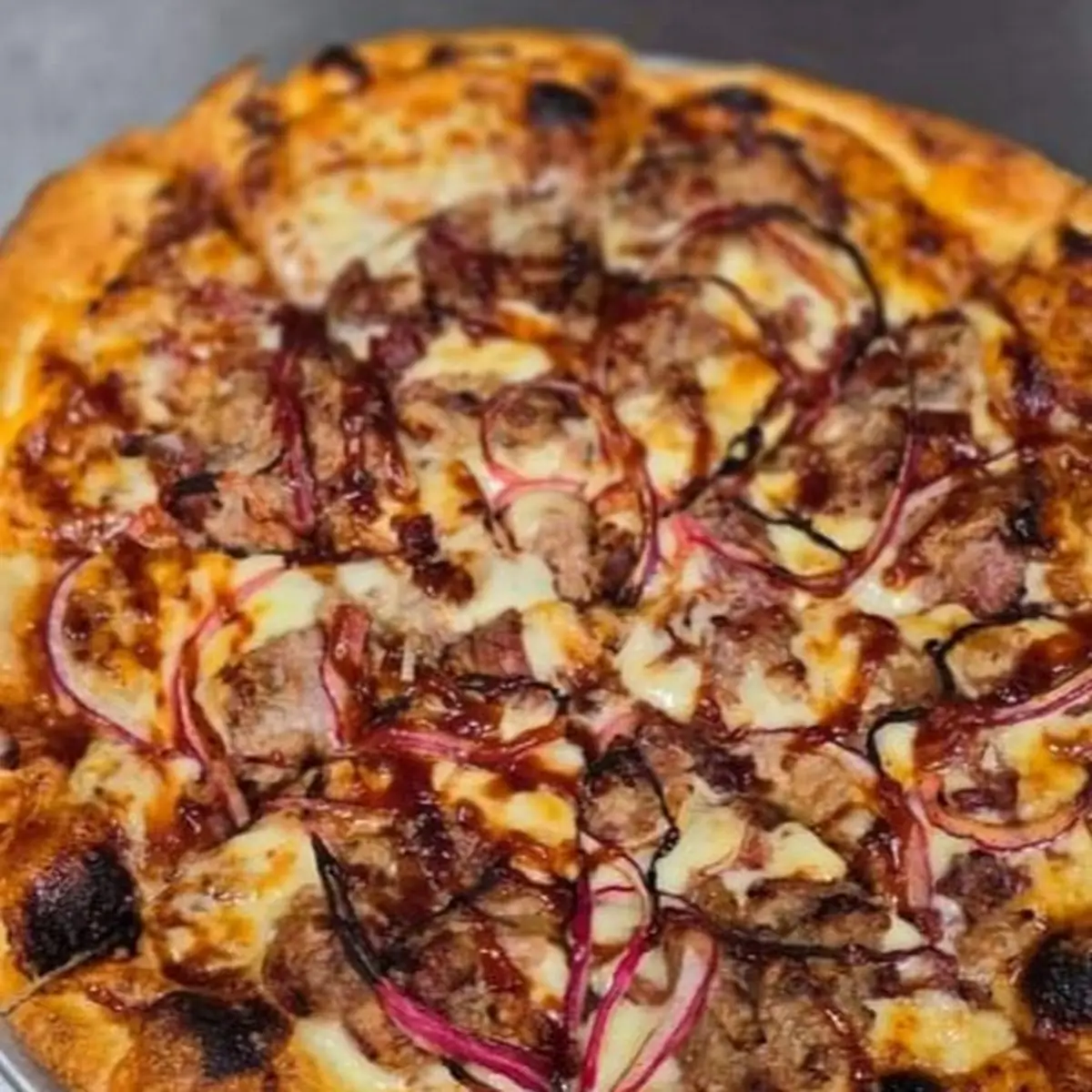 10 BBQ Pulled Pork Pizza