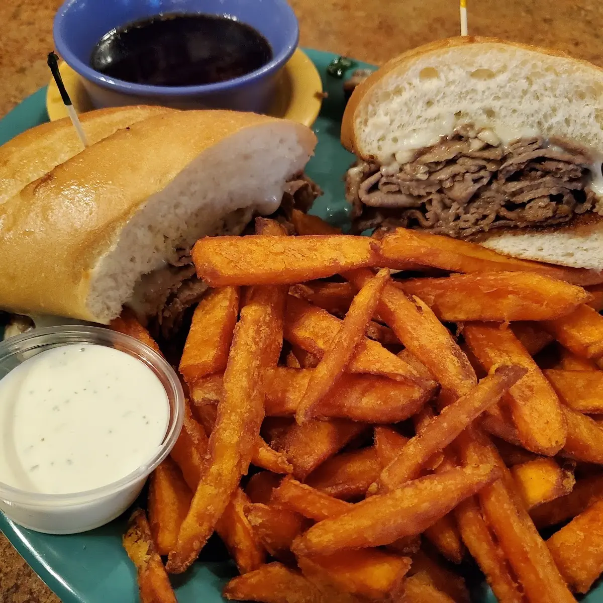 Tri-Tip and Sweet Potato Fries