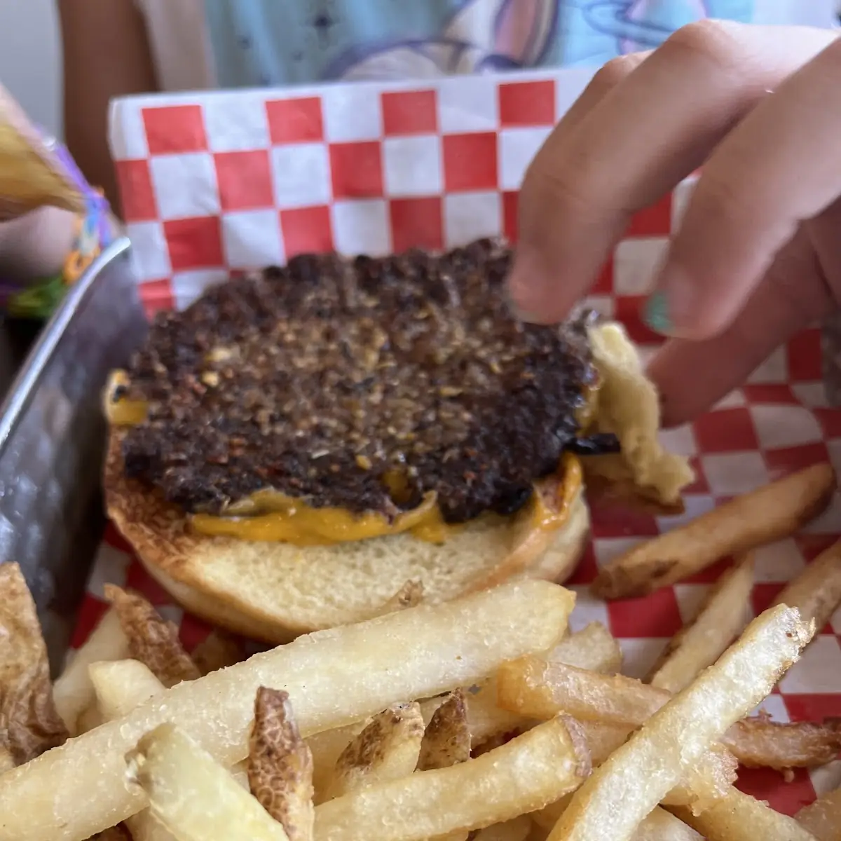 Burnt Cheese Burger