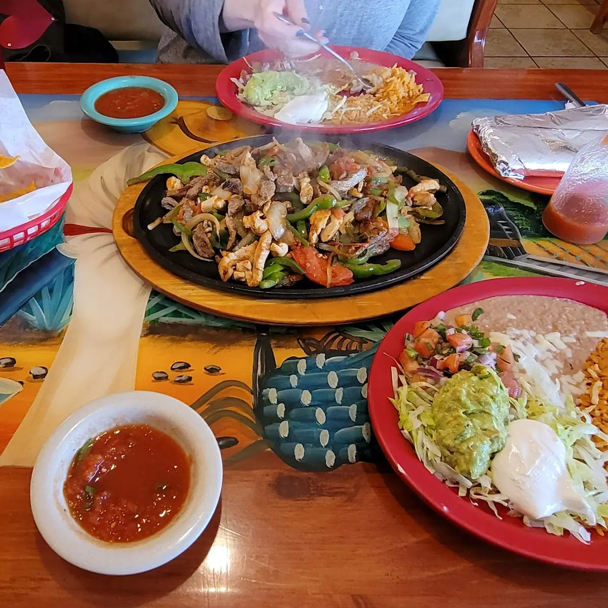 Beef and Chicken Fajitas