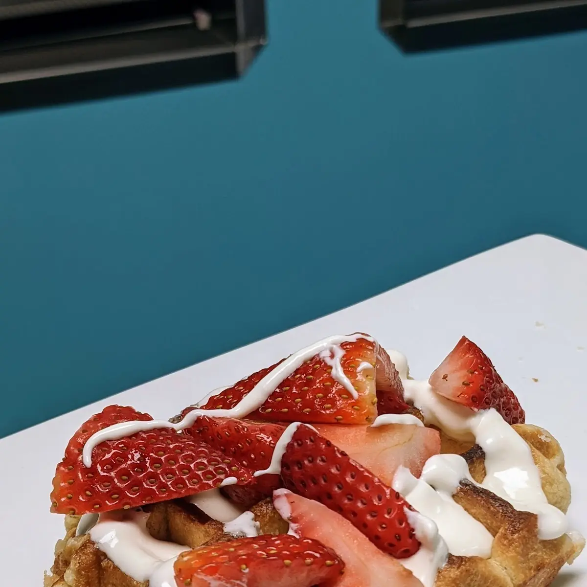 Waffle - Strawberry Cheesecake