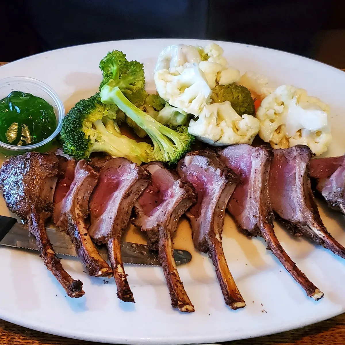 Lamb Chops and Mint Jello