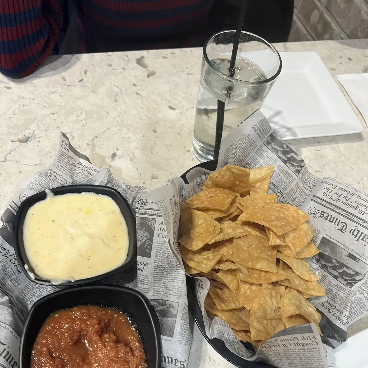 Chips and Queso Dip