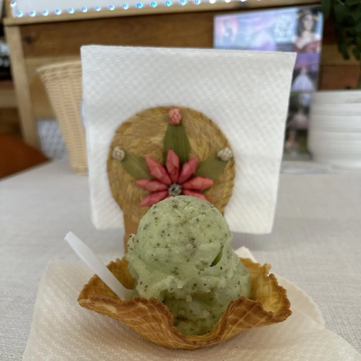 Helado de Limón Pepino Y Chia