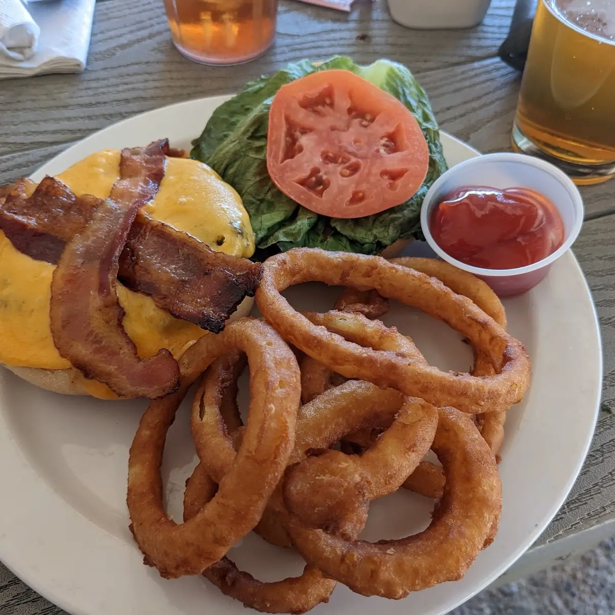 Cheddar Bacon Burger