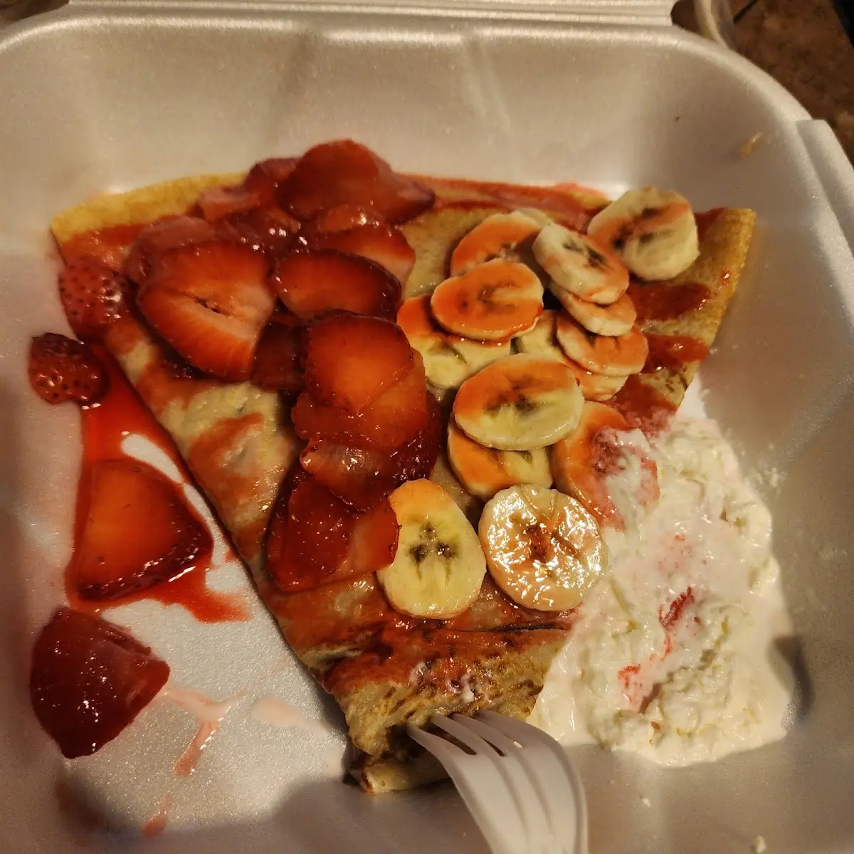 Strawberry Banana Crepe