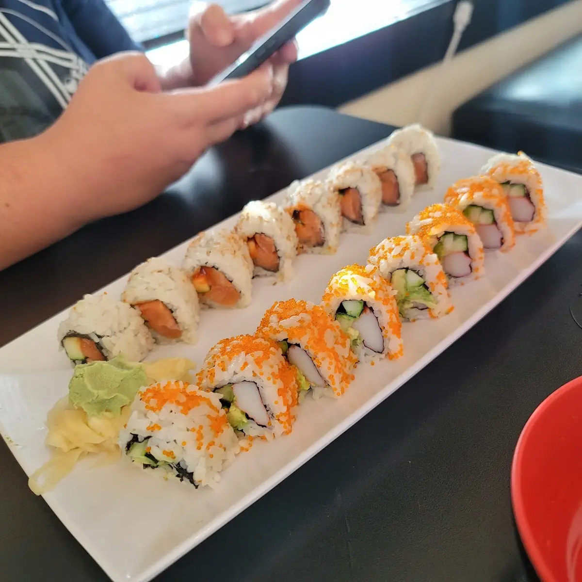 California and Spicy Tuna Rolls