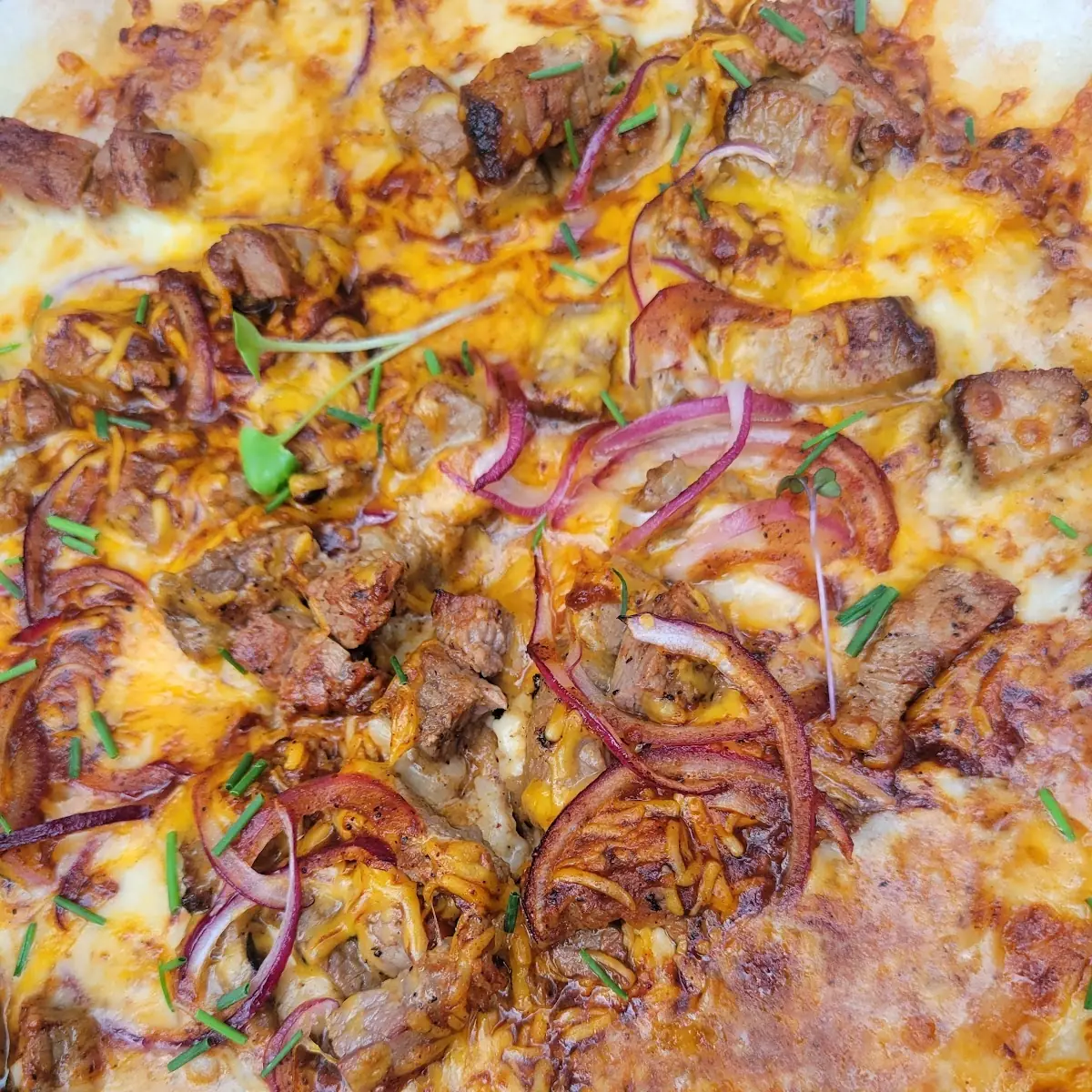 Lamb Sausage Pizza