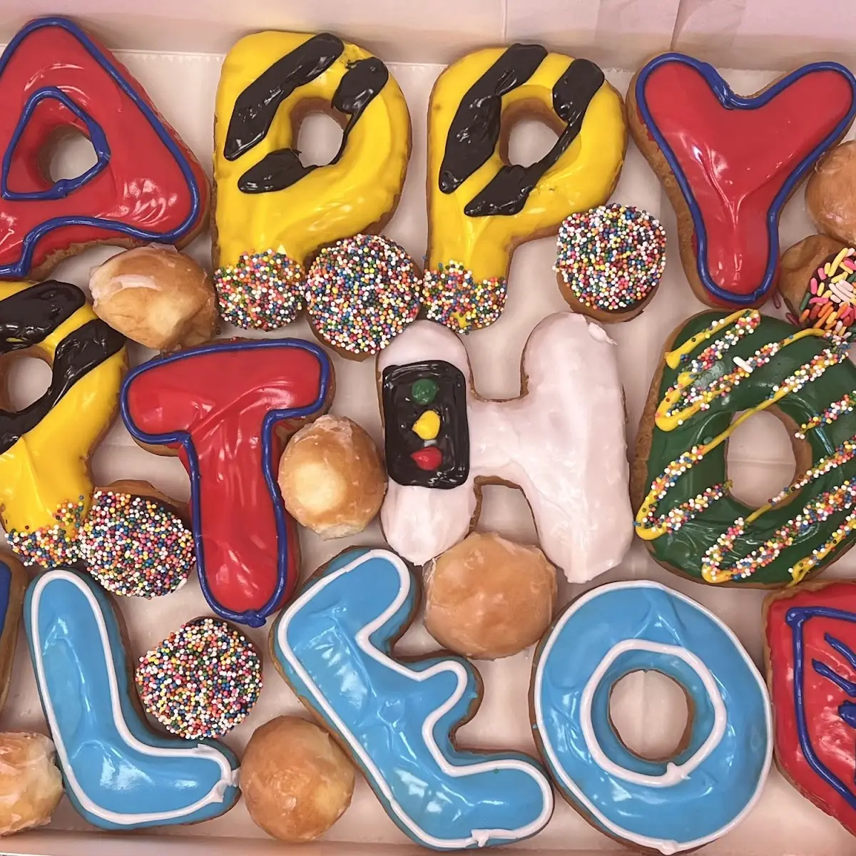 Birthday Letter Donut Pre Order Required I E 2 Days Prior