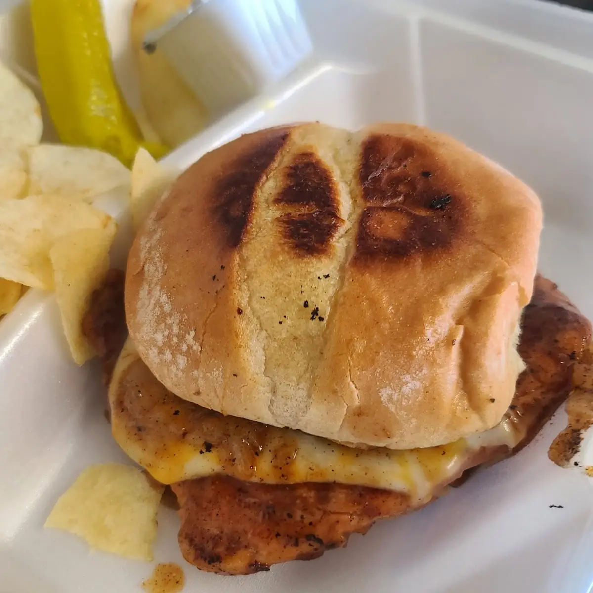 Grilled Pork Chop Sandwich