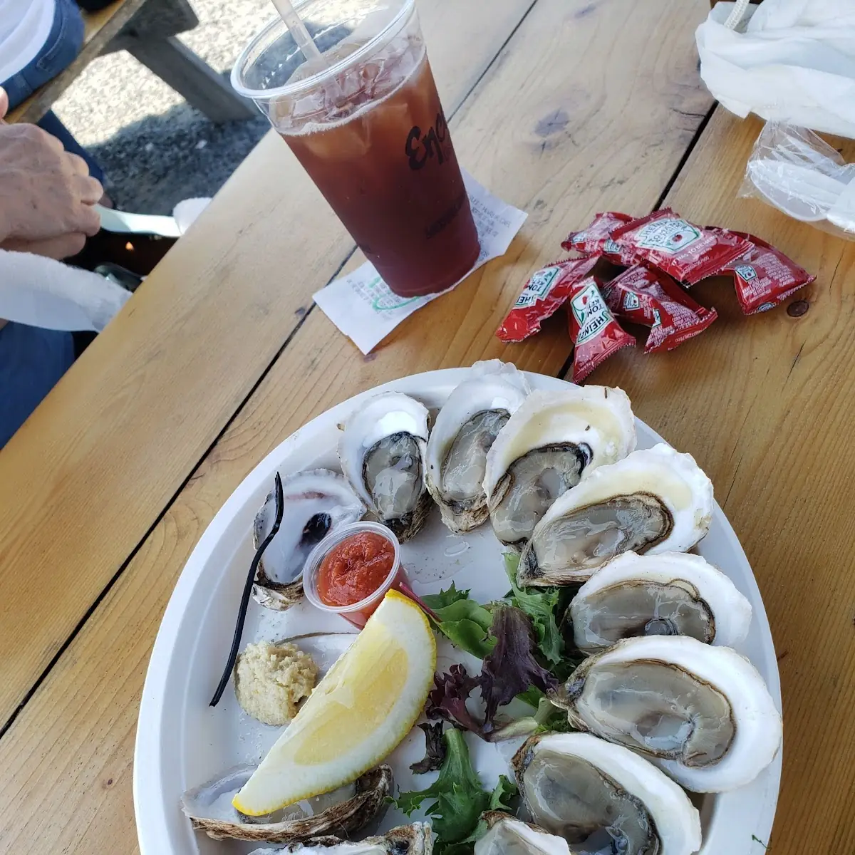 Oysters Rockefeller & Oysters on the Half Shell