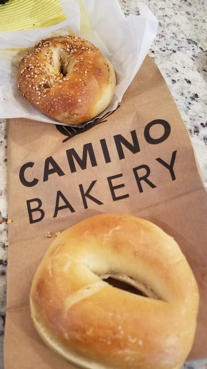 Everything Bagel and Plain Bagel