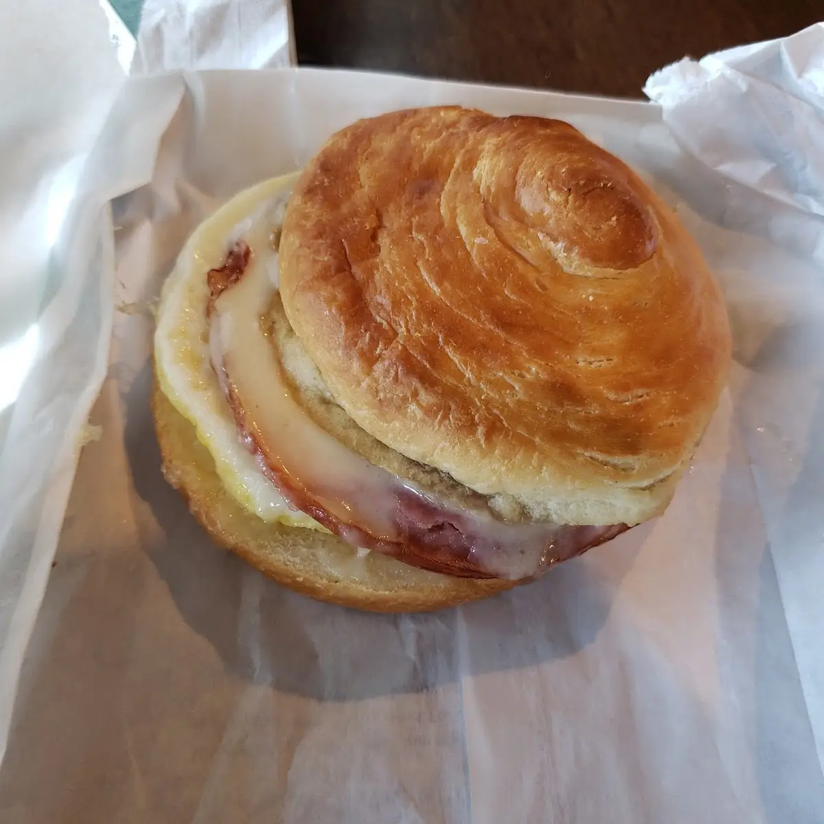 Slow Roasted Ham Egg and Cheese