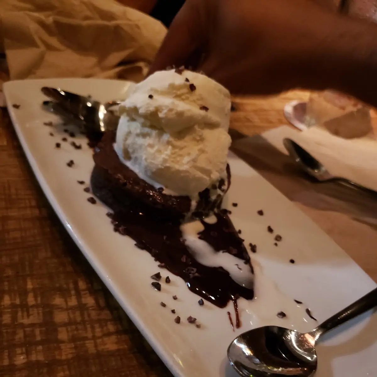 Belgian Chocolate Souffle Cake