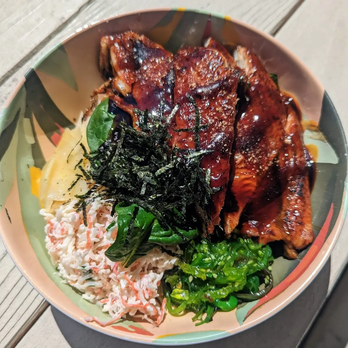 Spicy Aburi Salmon Bowl