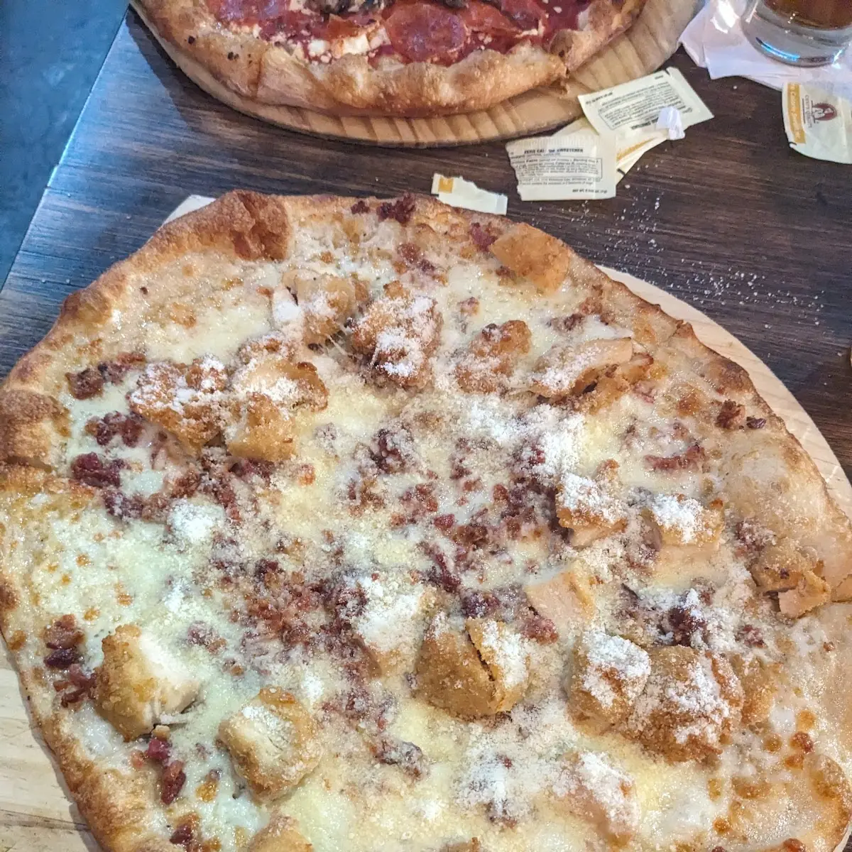 Chicken Bacon White Pizza