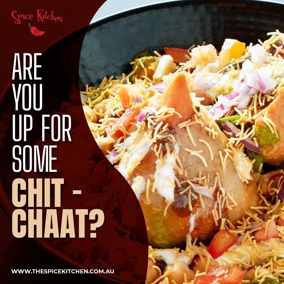 Samosa Chat, Spice Kitchen QV