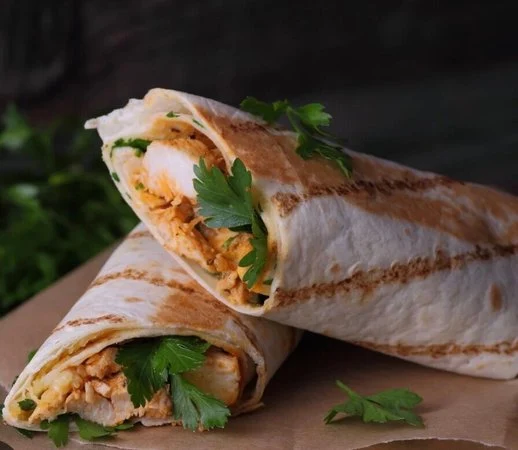 Tandoori Chicken Wrap, Spice Kitchen QV