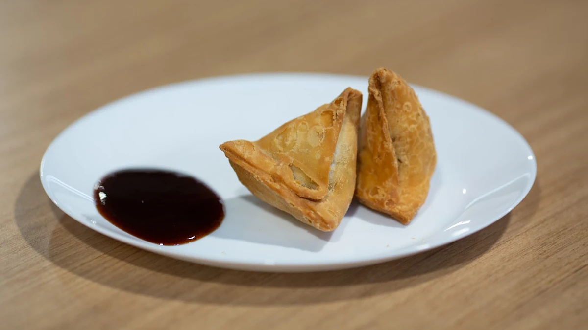 Veg Samosa, Spice Kitchen QV