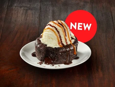 New Molten Chocolate Cake & Ice Cream, Swiss Chalet