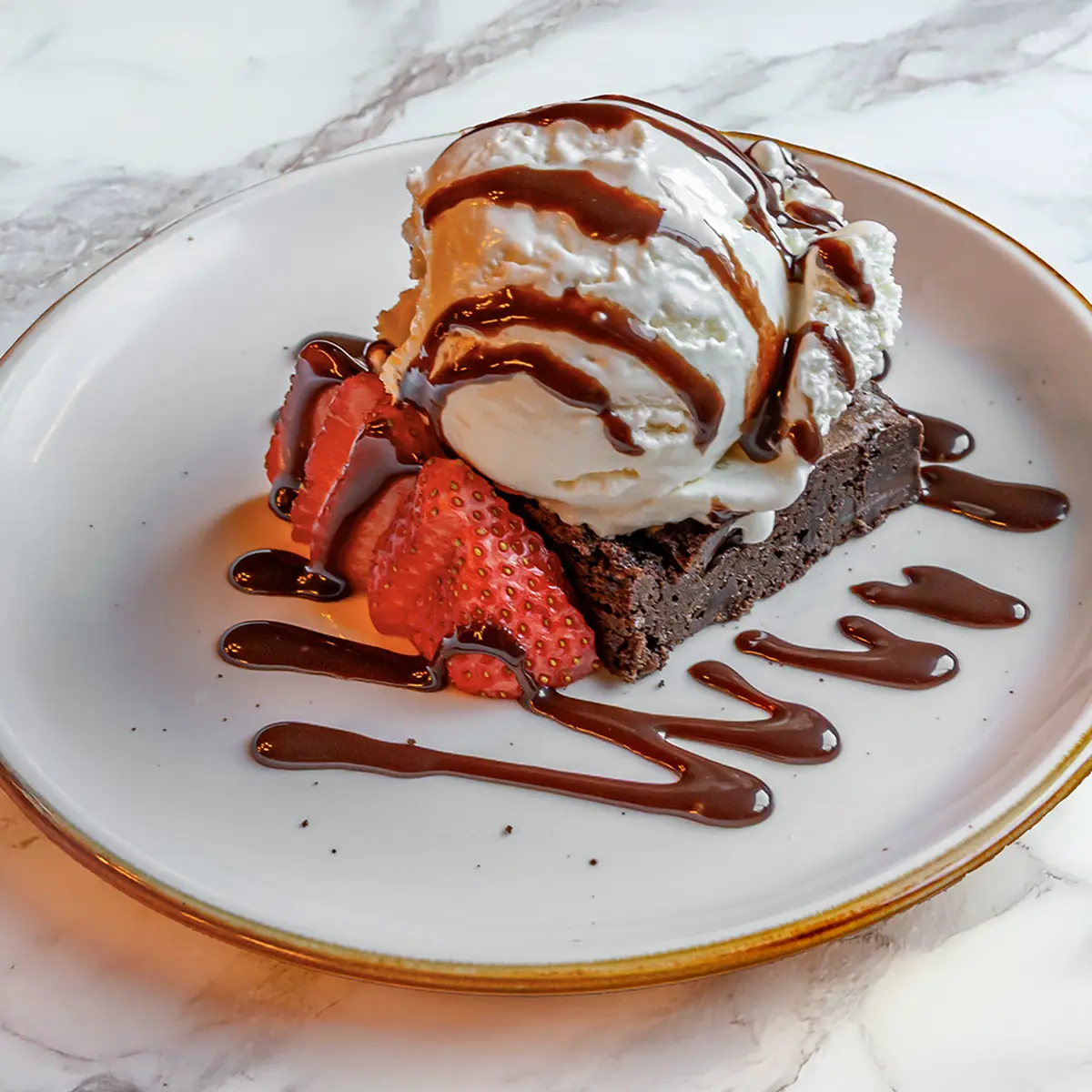 Brownie Sundae