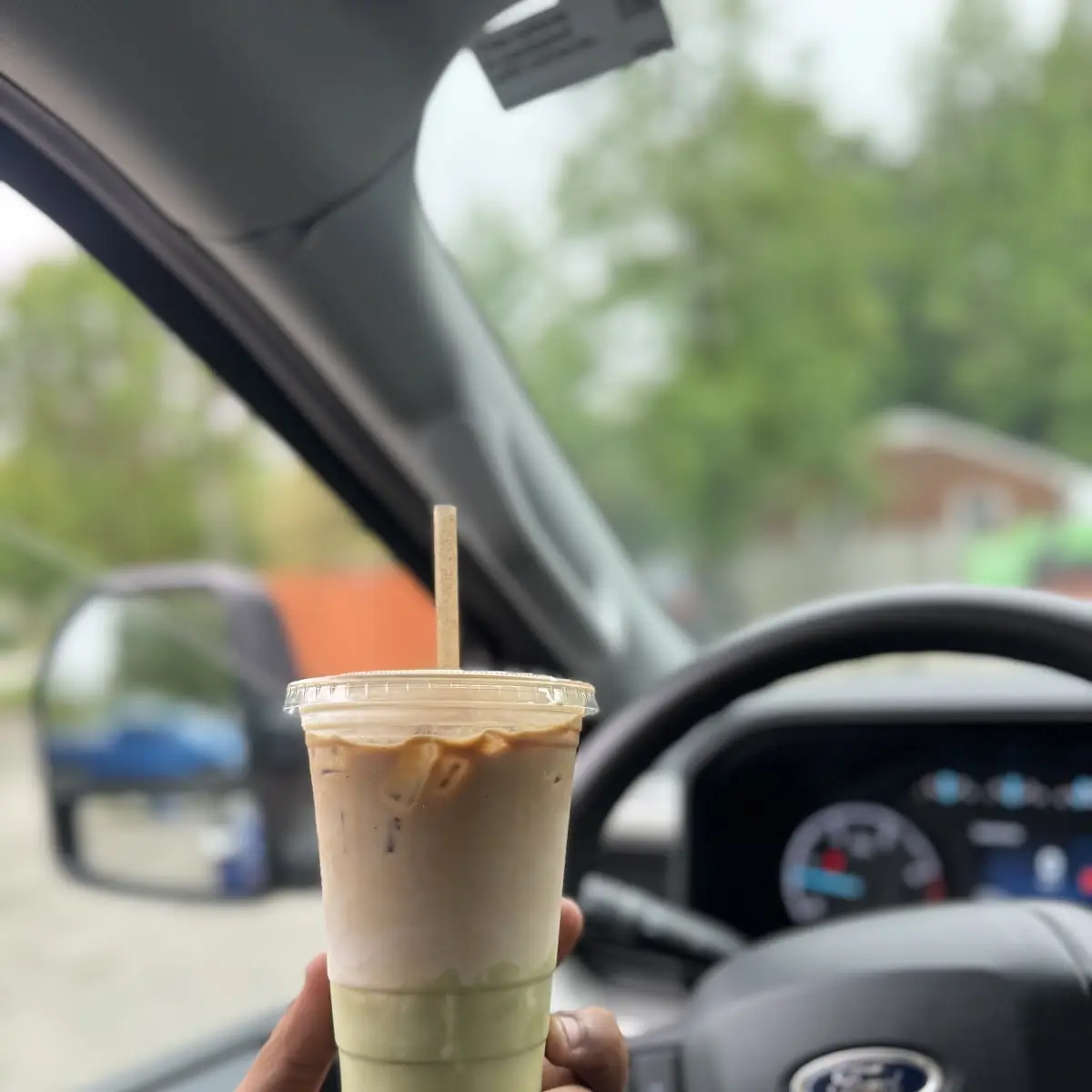 Iced brown sugar shaken espresso