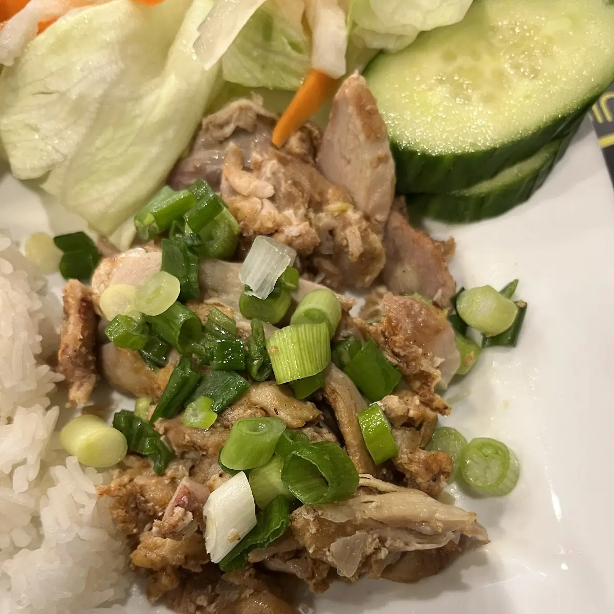 Slide Pork & Egg Roll with Steamed Rice