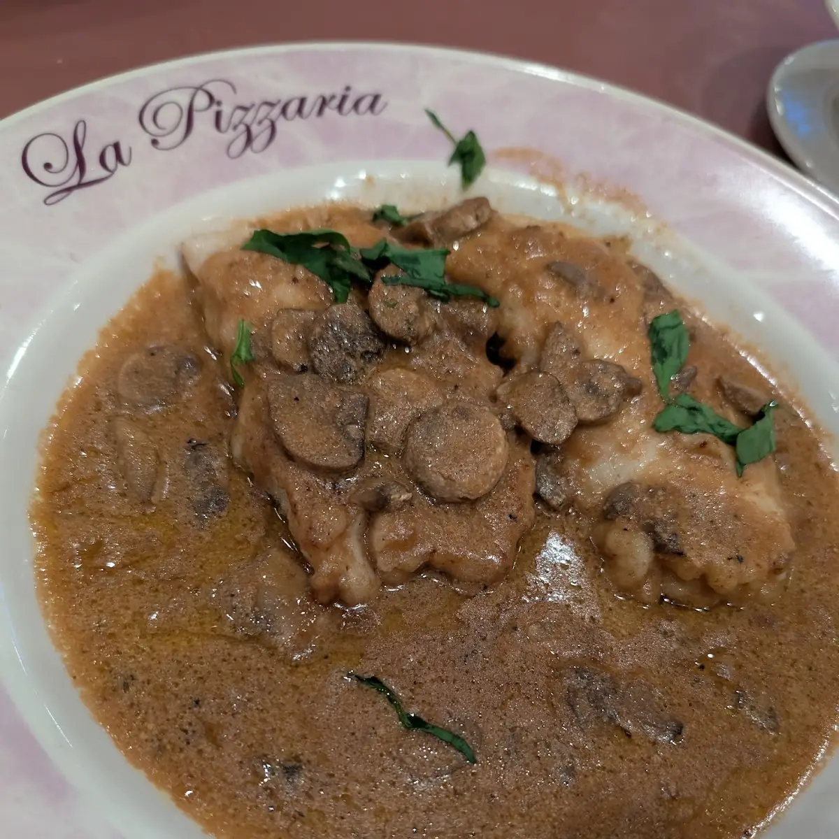 Chicken Marsala with Sauteed Spinach