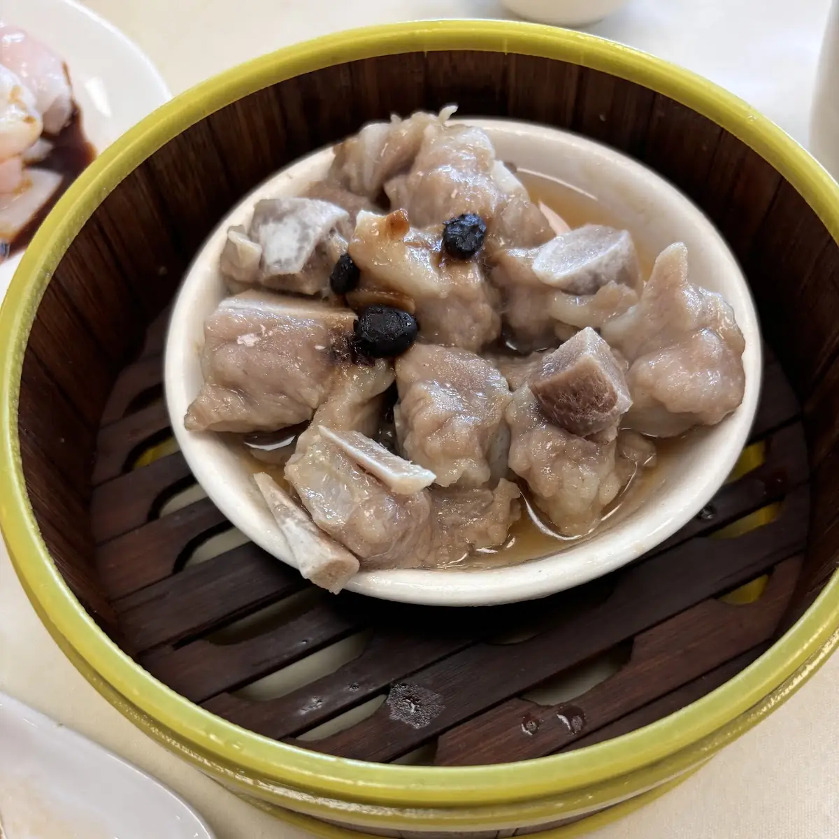 Steamed Spareribs with Black Bean Sauce
