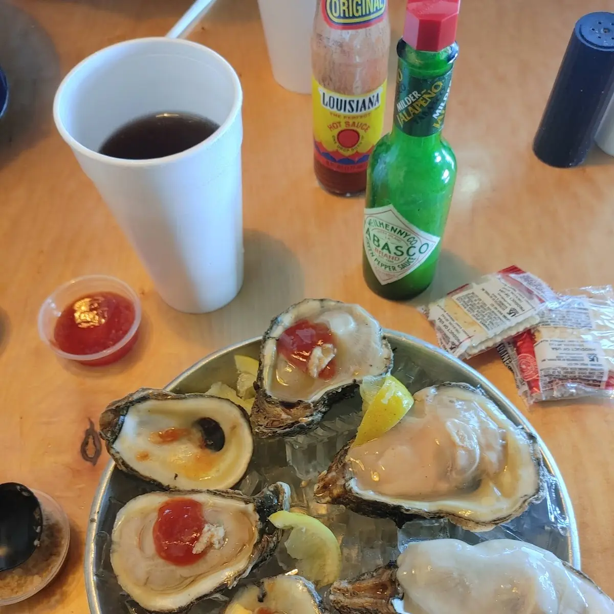 Oysters on Half Shell