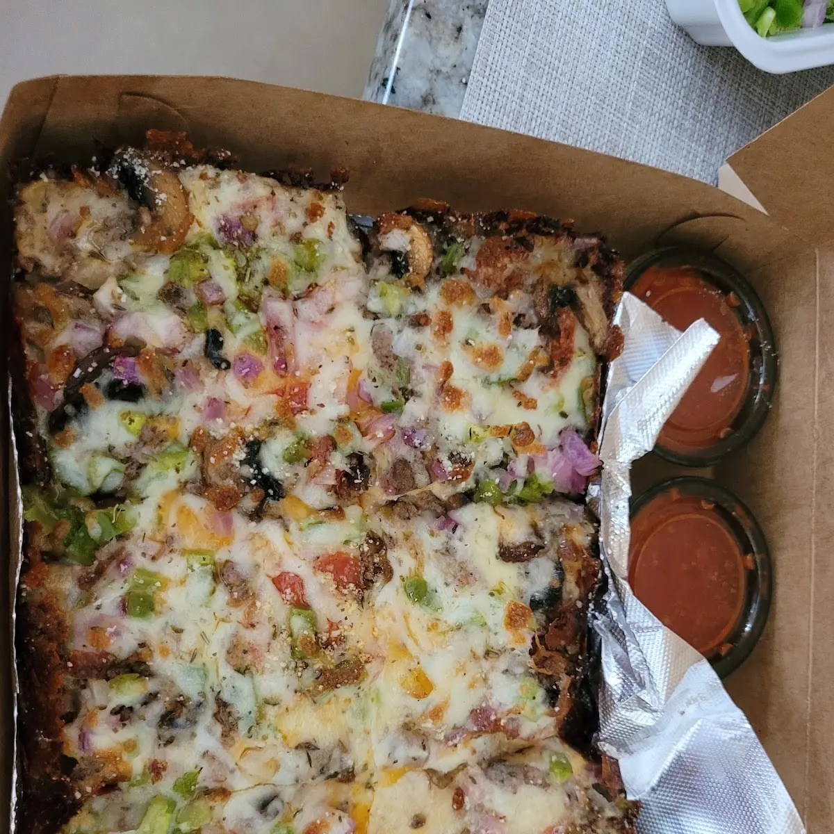 Detroit Style Pan Pizza