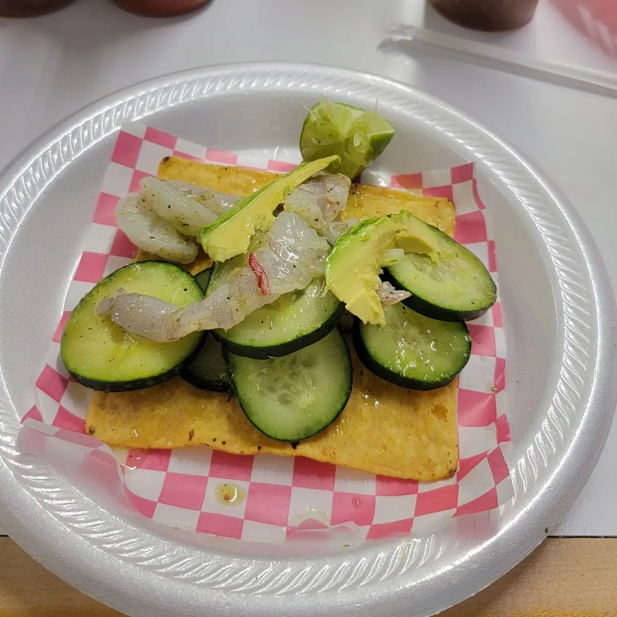 Tostada Aqua Chile Verde