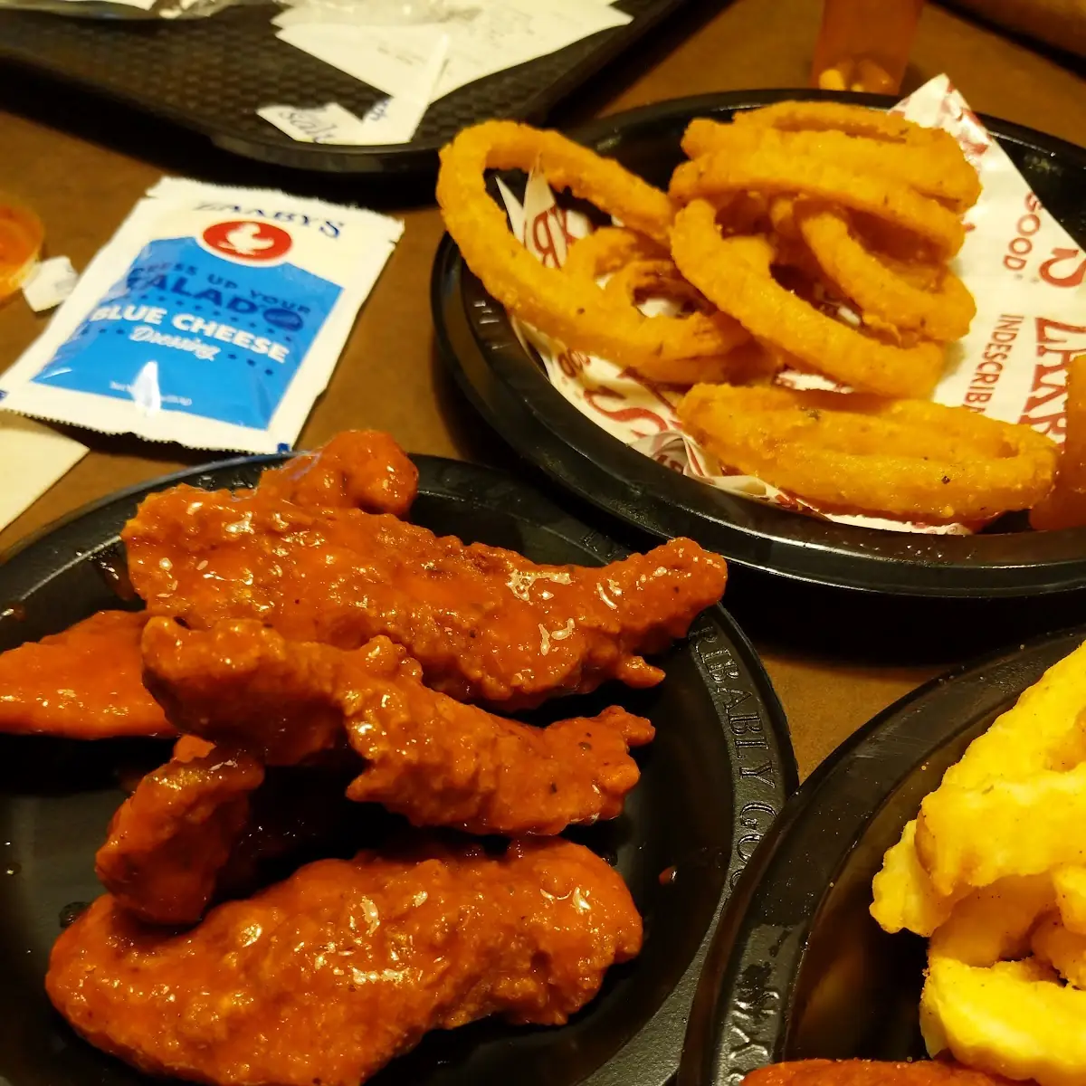 Chicken Finger Plate Rolled in Nuclear Sauce