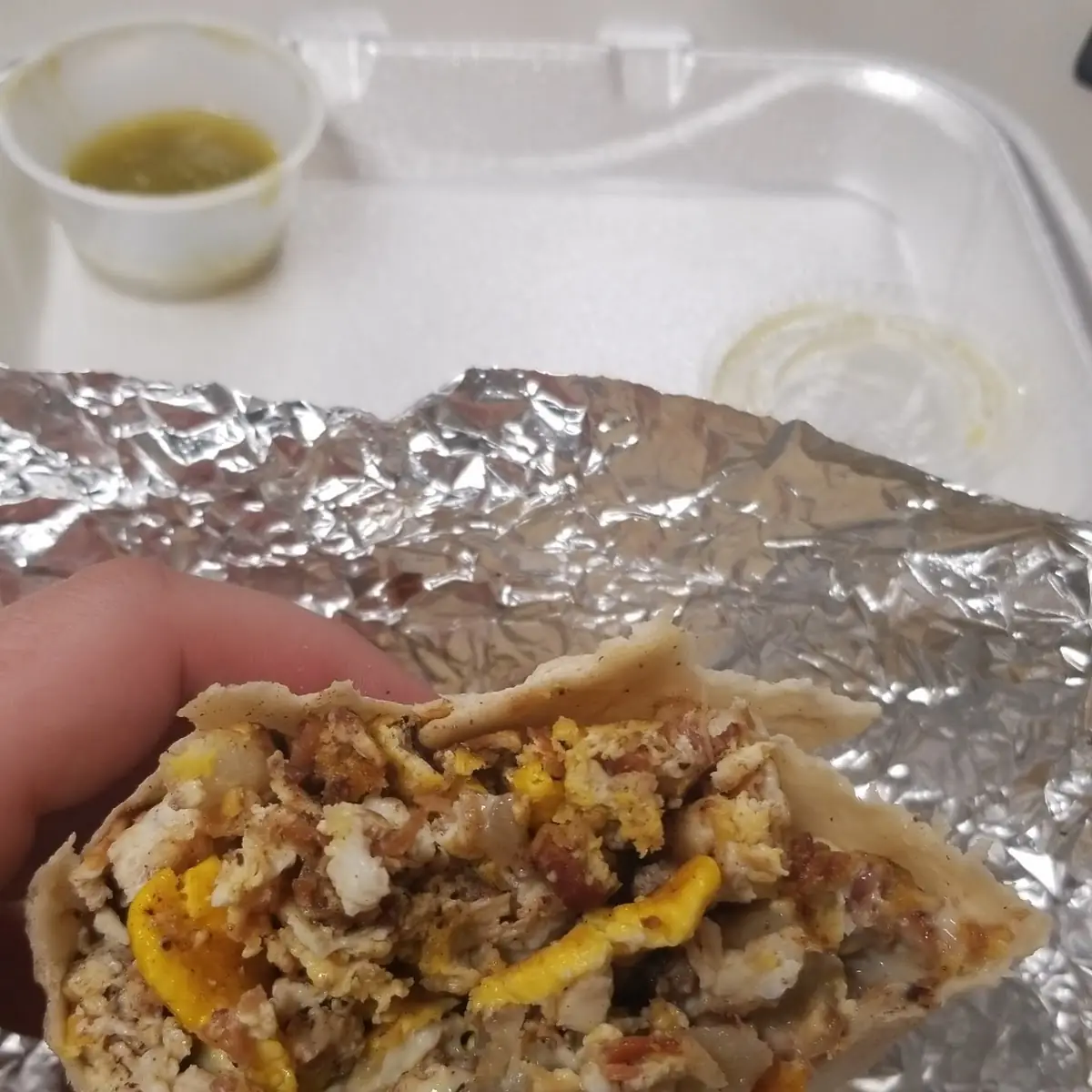 Bacon Breakfast Burrito